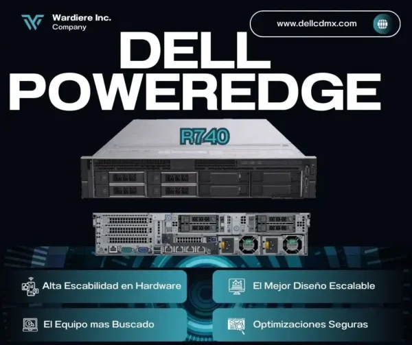 Servidor Dell PowerEdge R740 en quacom.com.mx